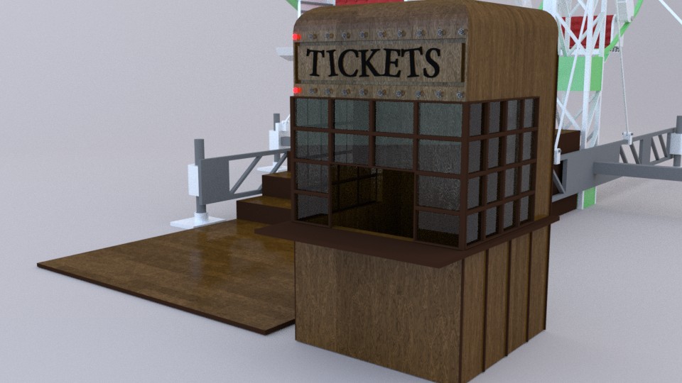 Ferris Wheel with Ticket Booth preview image 5
